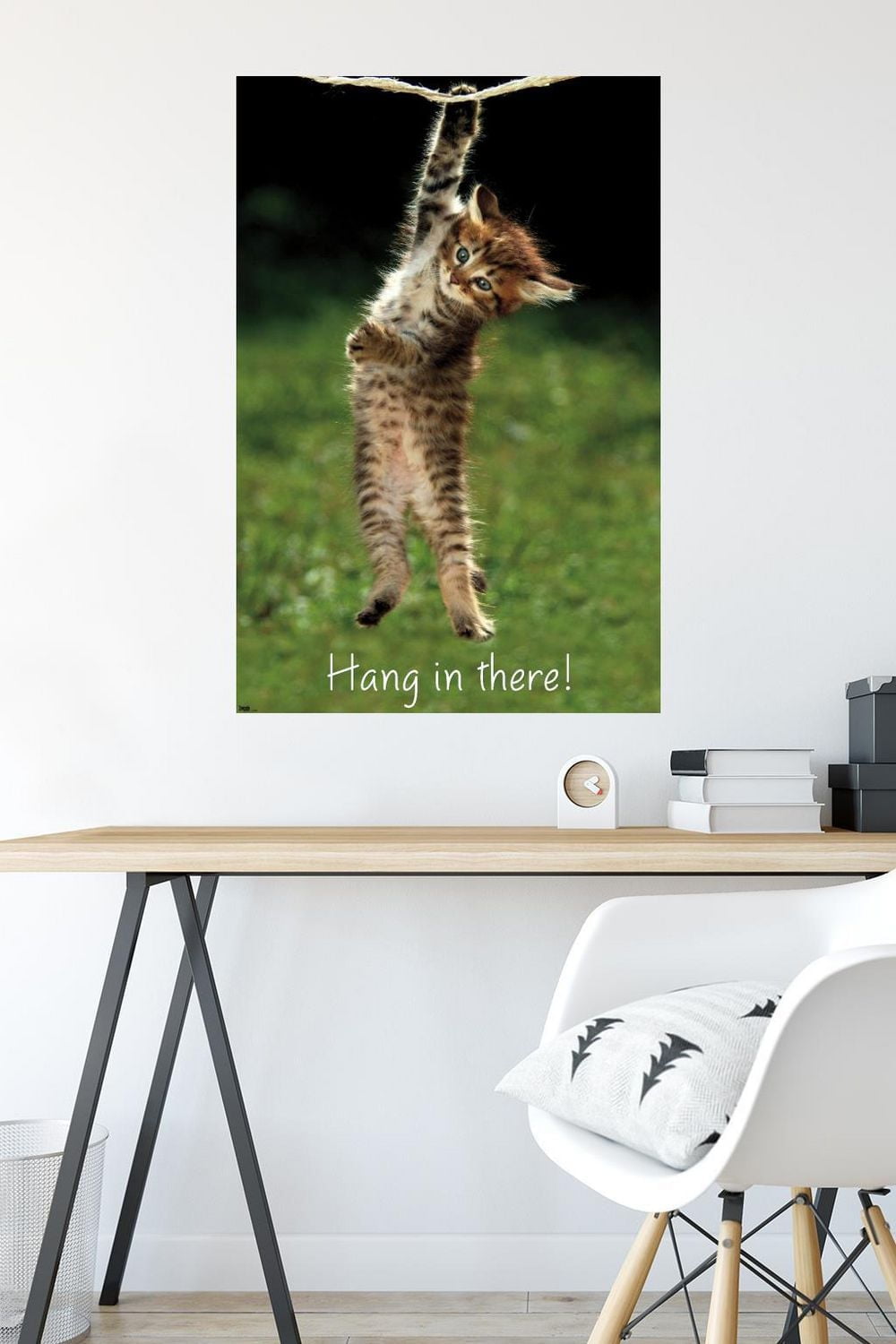 Famous Kitten Hang In There Poster Wall Poster