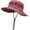 A-Burgundy, variant on Washed Cotton Bucket Hat for Women Men, Summer UV Protection Sun Hat Foldable Breathable Vintage Fisherman Hats for Hiking Beach Holiday