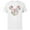 White, variant on Disney Mickey Mouse Mardi Gras Carnival Holiday Icon - Short Sleeve Cotton T-Shirt for Adults - Customized-Black