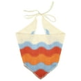 thumbnail image 4 of Unique Bargains 1 Pc Fashion Knitted Hollow Triangle Headwrap for Women 26.38"x11.02" Blue, 4 of 4