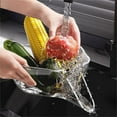 thumbnail image 2 of 2pc Sink Draining Basket, Drainage Basket Funnel, Vegetable Baskets For Kitchen, Large Capacity Vegetable Washing Basket, Fruit Basket For Countertop Plastic, 2 of 6
