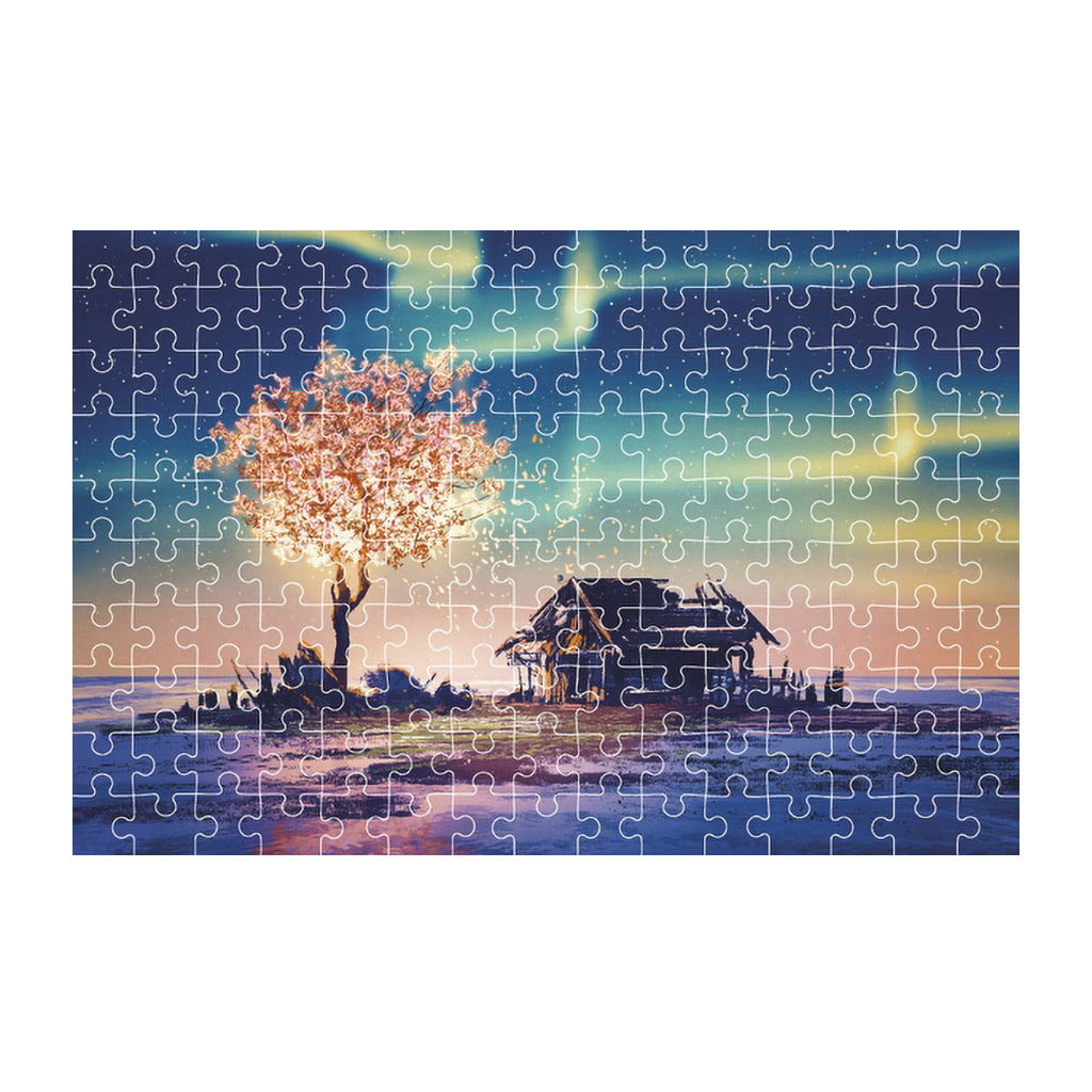 150 Pieces Mini Decompression Intelligence Puzzles Game Interesting Toys Childrens Toy 15 x10cm Painting Jigsaw Puzzles