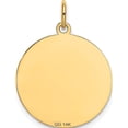 thumbnail image 5 of 14K Yellow Gold Golden Retriever Disc Charm (26 X 20) Made In United States xac869, 5 of 6