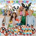 thumbnail image 2 of Bing bunny Cake Topper CupcakeS Set Birthday Party Supplies Decoration Decor Kit, 2 of 4