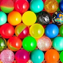 Entervending Bouncy Balls - 25 Pcs Bouncing Balls Assorted Pack - 1.26 Inch Mini Bouncy Balls for Kids - Bouncy Ball Toys for Capsule Vending Machine - Bouncy Party Favors Balls - Super Balls