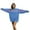 Blue, variant on mihongmao Valentine's Day Womens Hoodie Women's Long-Sleeved Hoodless Pullover Casual Printed Sweatshirt Dark Blue 3X