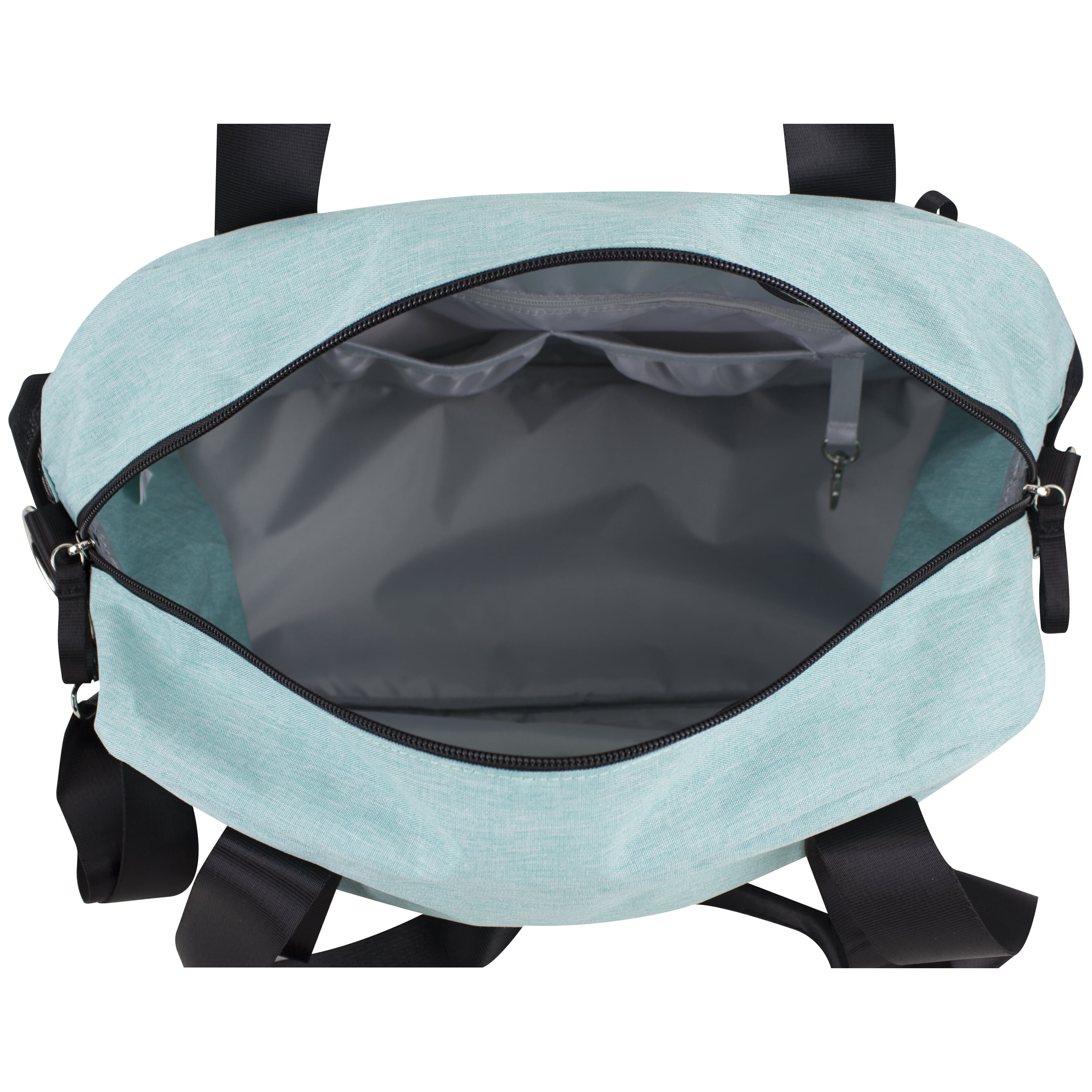 Eastsport Stylish Weekender Duffel, Cool Mint