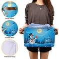 thumbnail image 7 of FREEAMG Snowman Christmas Storage Bin for Toy Storage Basket Dirty Clothes Sundries Office Home Closet Organizer Shelf Cube Box Waterproof Laundry Basket, 1 PCS, 7 of 7