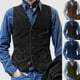 thumbnail image 5 of Chaleco de pana con botones para hombre de KDJ, estilo británico vintage, ajustado, sin mangas, 5 of 6