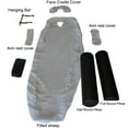 thumbnail image 2 of Costway  84"l 3 Fold Massage Table Portable Facial Bed W/sheet and cradle Cover and 2 Bolster (Black), 2 of 7