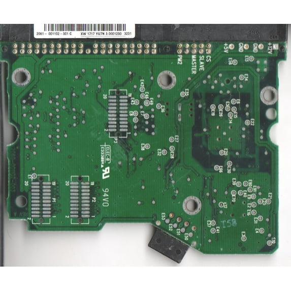 WD800JB-00CRA1, 2061-001102-301 C, WD IDE 3.5 PCB