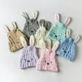 thumbnail image 3 of Cartoon Rabbit Elastic Dry Hair Caps Quick-Drying Absorbent Cap for Adults and Kids, 3 of 5