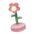 thumbnail image 2 of Decorative Nightstand Lamp, Simple Lighting Stylish Aesthetically Pleasing Flower Table Lamp Heart Button Lightweight Portable  For Study Office, 2 of 8