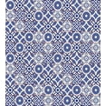 thumbnail image 3 of Moroccan Duvet Cover Set, Old Ottoman Style Inspired Mix of Moroccan Tiles in Modern Shades Art Print, Decorative 3 Piece Bedding Set with 2 Pillow Shams, King Size, Grey Blue, by Ambesonne, 3 of 3