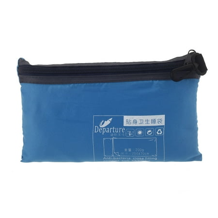 Ultra Light Single Polyester Pongee Healthy Sleeping Bag Liner Portable Camping Travel Blue Ultra Light Single Polyester Pongee Healthy Sleeping Bag Liner Portable Camping Travel Blue