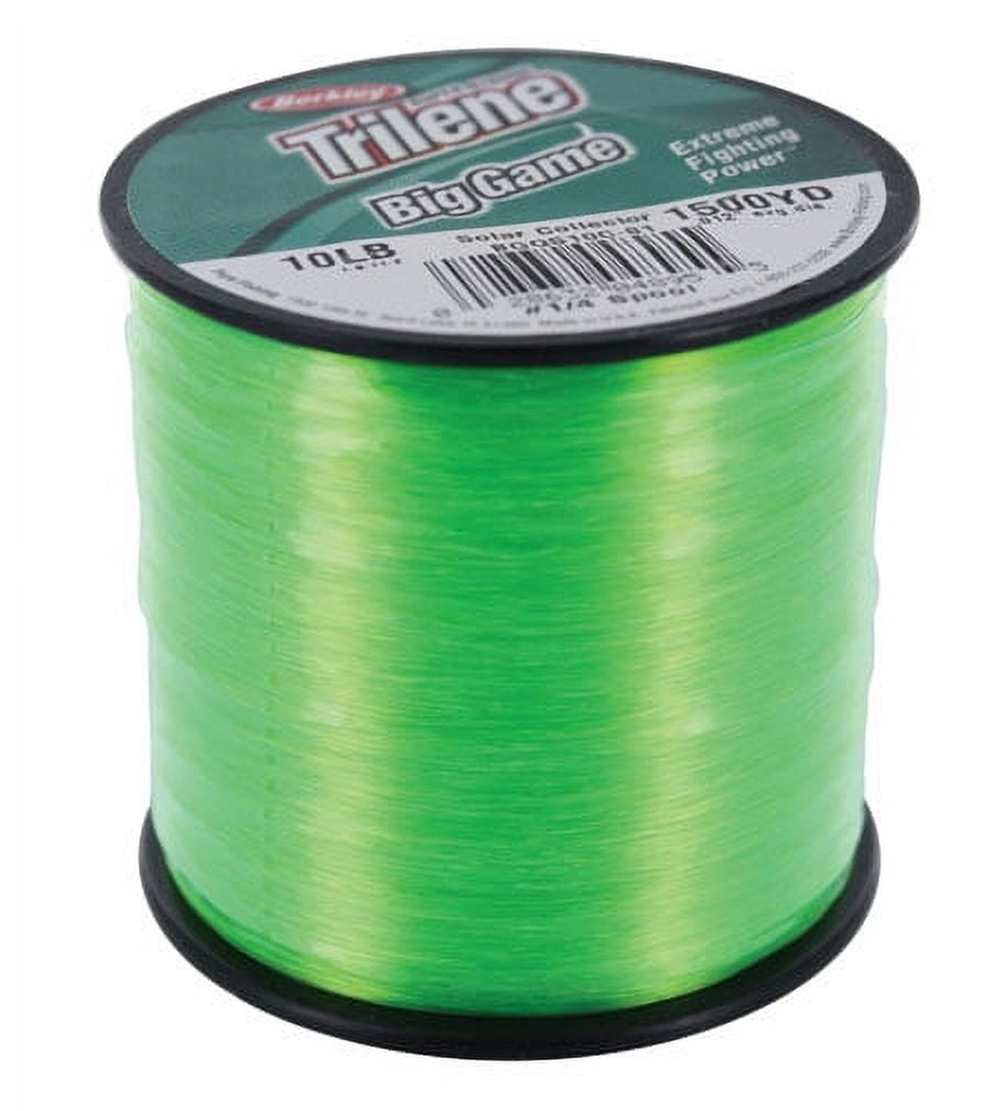 (2 pack) Berkley Trilene® Big Game™ Monofilament Fishing Line, Solar Collector, 25 lb Test Strength, 595 yd
