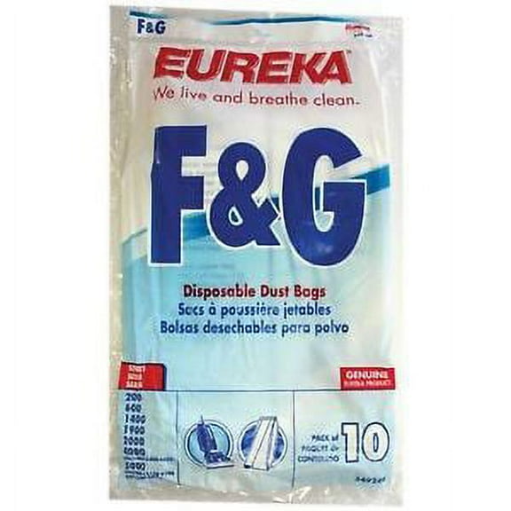 Geniune Eureka/Sanitaire F&G Vacuum Bags 54924B Pack of 10
