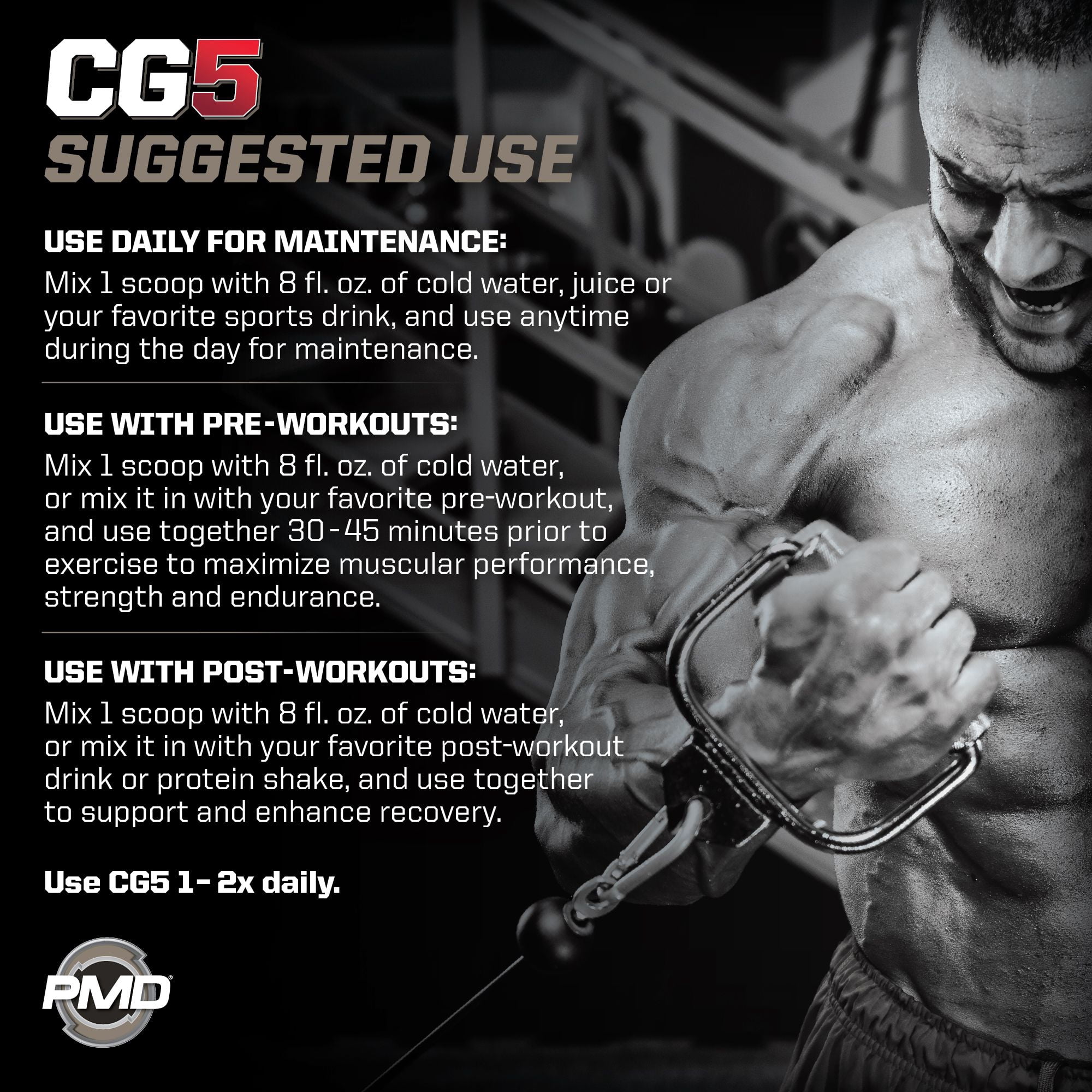 PMD Cherry Vanilla Slush Creatine + Glutamine 5.9 oz