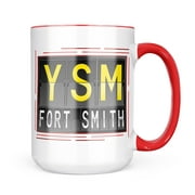 Neonblond YSM Airport Code for Fort Smith Mug gift for Coffee Tea lovers