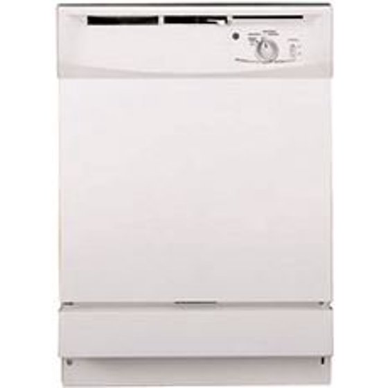 GE BUILTIN 24INCH DISHWASHER, WHITE, 5 CYCLES / 2 OPTIONS