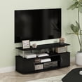 thumbnail image 6 of Center Columbia Walnut Black - TV Stand 47" TV - Media Console Storage - Modern Design, 6 of 6