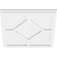 thumbnail image 2 of 14"OD x 4 3/4"C x 1"P Embry Architectural Grade PVC Contemporary Ceiling Medallion, 2 of 11