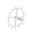 thumbnail image 4 of Rueda de escape de repuesto, pieza de movimiento de reloj Rueda de escape de escape Pieza de reloj Diseño fácil de usar, 4 of 8