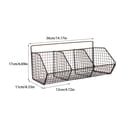 thumbnail image 2 of Scienceny Cesta colgante de gran capacidad para cestas de almacenamiento prácticas que ahorran espacio en la habitación, sin perforación Herramientas y ferretería, 2 of 6