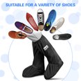 thumbnail image 3 of TFixol Fundas para zapatos Zapatos impermeables para exteriores Fundas para botas para días lluviosos Antideslizantes, 3 of 8