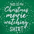 thumbnail image 3 of CafePress - My Christmas Movie Watching Shirt Women's Value T Shirt - Women's Traditional Fit Dark T-Shirt, 3 of 4