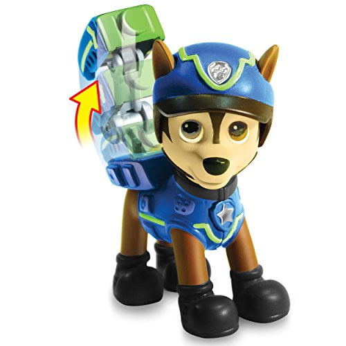 paw patrol action pack pups figure set chase