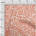 thumbnail image 2 of oneOone Cotton Poplin Dark Peach Fabric Japanese Quilting Supplies Print Sewing Fabric By The Yard 42 Inch Wide, 2 of 4
