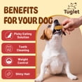 thumbnail image 6 of TUGLET Dog Treats, Chicken Wrapped Calcium Bone, Rawhide & Grain Free Dog Snack for Small Medium Large Dogs, Teeth Clean Bone for Dogs, 7 oz, 6 of 10