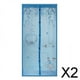 thumbnail image 1 of Cortina de puerta de malla magnética Anti-insectos Soledad, 100x210 cm, 2 piezas, 1 of 10