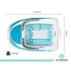 thumbnail image 3 of Bote Inflable de Lujo Sky Green para 6 Personas con 2 Hieleras, 3 of 9