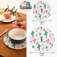thumbnail image 3 of Cactus 2 Pack Pot Holders Trivets, Heat Resistant Hot Pads for Kitchen Table Decoration Trivets for Hot Dishes/Pot/Bowl/Teapot/Kitchen Hot Pads Trivets, 7" + 9.45", 3 of 7