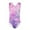 Starry Sky, variant on FOR U DESIGNS Colorful Moon Star One-Piece Swimsuit for Swimming Surfing Stretchy Sleeveless Dancing Bodysuit Skin-Friendly V Neck Bathing Suit for Girls 3-4T