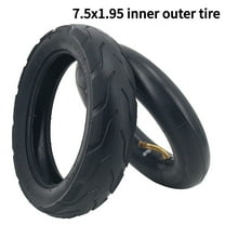 7.5x1.95 Inner Tyre Outer Tire, Suitable For Baby Strollers, Unicycles, Electric Scooters, Folding Bicycles Tire Replacement