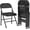 Noir, variante sur Eastvita Lot de 2 Chaises Pliantes Rembourrées Sécuritaires - Portatives/empilables//pliables avec Coussin Rembourré Doux/dossier/siège Commercial avec Cadre en Métal pour Bureau/mariage/salle à Manger//usage Extérieur/...