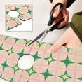 thumbnail image 6 of Yayeee Faucet Mat for Kitchen Sink 14.7" Diatomite Long Splash Guard Pad, Green Symmetrical Stars, 6 of 7