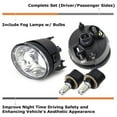 thumbnail image 2 of OEM-Spec Xenon White LED Bulb Fog Light Assemblies Kit, For 2004-2014 Nissan Titan, 2005-2007 Nissan Armada, 2 of 9