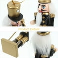 thumbnail image 5 of 12 pcs Desktop Xmas Nutcracker Puppet Figure Wood Nutcracker Decoration Wooden Nutcracker Puppet Xmas Gift, 5 of 8