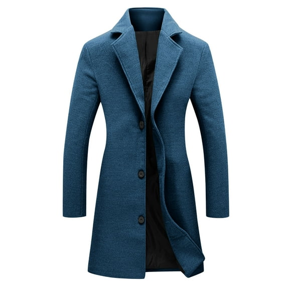 Women's Winter Wool Coat Wool Blend Camel Mid-Long Coat Notch Lapel Peacoat Elegant Single-Breast Over Coats Notch Double-Breasted Lapel Jacket Outwear Office Work Outfits
