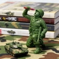 thumbnail image 3 of Desktop Ornament Funny Green Man Figures Classic Soldier Action Statue for Desktop Novelty Soldier Statues for Themed Party Display, 3 of 5
