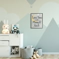 thumbnail image 2 of The Kids Room by Stupell Love You Moon Kids Nursery Neutral Gray Textured Word Design Framed Wall Art by Daphne Polselli, 2 of 8