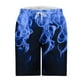 thumbnail image 3 of Pantalones Cortos de Cintura Elástica para Hombre con Bolsillos Pantalones Cortos de Longitud de Rodilla con Impresión de Llama, Pantalones de Playa Casuales con Cordón Elástico, 3 of 4