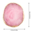 thumbnail image 4 of Stone Resin Painting Mixed Color Gold Edge Nail Gel Color Makeup Display, 4 of 6