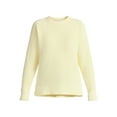thumbnail image 5 of Time and Tru Women's Chenille Sweater with Long Sleeves, Midweight, Sizes XS-XXXL, 5 of 5