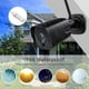 thumbnail image 3 of Cámara IP inalámbrica de 5MP para exteriores, videocámara de seguridad CCTV con detección humana IA, 1080P, 2MP, Audio bidireccional, visión nocturna IR, Bullet, Wifi, 3 of 3