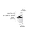 thumbnail image 4 of Dolle 3 in. H X 1 in. W X 1.6 in. D White Metal Shelf Clips, 4 of 4